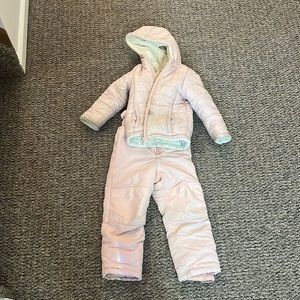 Girls, 5T winter coat and snow pants set